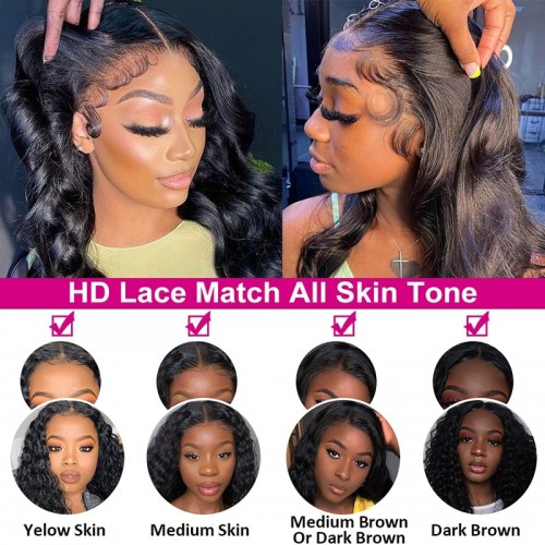  HD Lace 13x4 Body Wave Human Hair Lace Front Wigs（Full Frontal） | Human Hair Wig | Lace Front